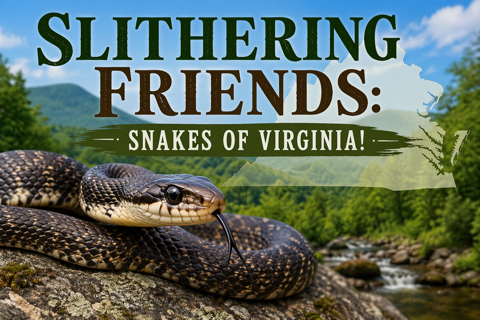 Slithering Friends - Snakes of Virginia by Jayakanthan Narayan